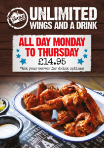 Smoke Haus Special Offers - Unlimited Wings Offer